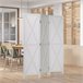 Biombo Madera de Paulonia HOMCOM, hogar - decoración Blanco