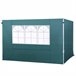 2 Paredes Parte Laterales Tela Oxford Outsunny 300x200 Verde