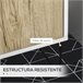 Armario de Baño Melamina de Madera, Acero kleankin, hogar - baño 60 Marron