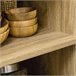 Aparador de Cocina Melamina de Madera, Ratán, Madera de Pino Marron