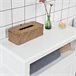 Armario para Baño con 2 Puertas y Estante FRG204-W SoBuy 69 Blanco