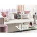Beliani Cojín decorativo MILLET 50x30 Blanco/ Beige