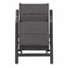 Silla de jardín JADE color gris  Gris Oscuro