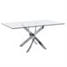 ANGEL CERDA Mesa comedor rectangular cristal Transparente