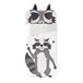 Juego de funda nórdica Infantil Blanco/ Gris