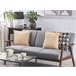 Beliani Cojín decorativo GUZMANIA Beige