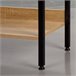 Max Home Estantería madera 4 estantes Negro/ Madera