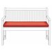 Beliani Cojín de asiento VIVARA 112x54 Rojo