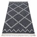 Alfombra BERBER ASILA B5970 Franjas Bereber Marroquí 140x190 Gris