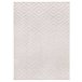 Alfombra lavable geométrica con relieve ESTILO - ATTICGO 160x230 Crema