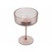 Beliani Cristalería Vidrio AMETHYST Rosa Talco