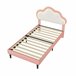 Cama tapizada de con cabecero ajustable, LED 100x202 Cama tapizada de con cabecero ajustable, LED 100x202 Rosa