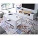 Mueble TV Tania 4 Puertas Color Blanco/Roble Blanco