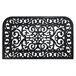 Acomoda Textil – Felpudo de Goma Antideslizante Rectangular. Negro