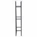 Soporte para Leña Metal HOMCOM, hogar - climatización Negro