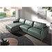 ANGEL CERDÁ Sofá chaise longue izquierda piel Verde