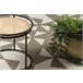 Alfombra de cuerda sisal FLOORLUX 20489 Triángulo 80x150 Beige