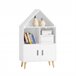 Librería Infantil con 2 Estanterías Abiertos KMB58-W SoBuy Blanco
