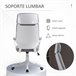 Silla de Oficina Poliéster, Espuma, Nylon, PP Vinsetto Gris