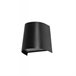 FORLIGHT Prisma - Aplique de Pared Exterior GU10 Luz Hacia Abajo Negro