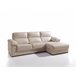 Chaise longue piel WILLY Beige