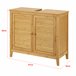 Mueble bajo lavabo Värmdö con 2 puertas bambú Natural