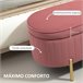 Pie de Cama Terciopelo HOMCOM, hogar - muebles de dormitorio Rosa