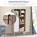 Aparador Alto Melamina de Madera HOMCOM 60 Blanco