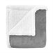 Acomoda Textil – Manta de Sedalina con Borreguito Extra Suave. Gris