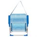 Aktive Pack 2 sillas de playa plegables rayas Azul