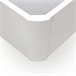 Canapé Abatible de Gran Capacidad Tapa tapizada en 3D Transpirable 135x190 Blanco