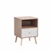 Cajonera NORMA 2 cajones 40x36x55 cm Natural