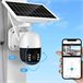 Cámara de vigilancia WiFi con energía solar Blanco
