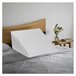 Acomoda Textil – Almohada de Lectura en Forma de Cuña. Blanco