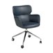 Silla oficina giratoria polipiel azul Azul