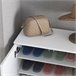 Armario de Zapatos Melamina de Madera, Acrílico HOMCOM Blanco