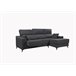 Chaise longue M NOELIA Antracita