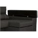 Sofa Chaise Longue Reclinable, con Arcon Antracita