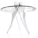 Mesa de Comedor Circular - Modelo TESLA Transparente