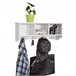 Estantes de pared con 3 compartimentos FRG48-W SoBuy Blanco