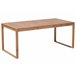 Beliani Conjunto de comedor SASSARI Madera Clara