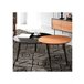 Mesa de Centro Doble Circular MDF - Modelo LUZON Marron
