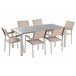 Beliani Conjunto de comedor GROSSETO Beige
