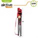 Silla plegable camping XL con posavasos Aktive Rojo