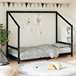 Estructura De Cama Para Niños 206x95 Blanco
