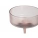 Beliani Cristalería Vidrio AMETHYST Rosa Talco