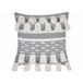 Beliani Cojín decorativo BRAHEA Gris