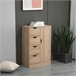 Armario de Salón Melamina de Madera HOMCOM 54 Marron