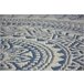 Alfombra de cuerda sisal FLAT círculo Vidriero 120x120 Azul