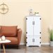 Alacena de Cocina MDF, Melamina de Madera HOMCOM, hogar - cocina Blanco
